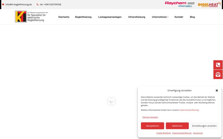 Screenshot of kt-begleitheizung.de