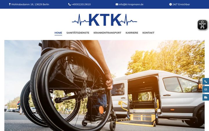 Skjermbilde av kt-krapmann.de