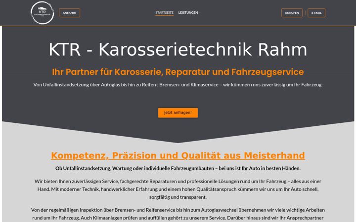 Screenshot of kt-rahm.com