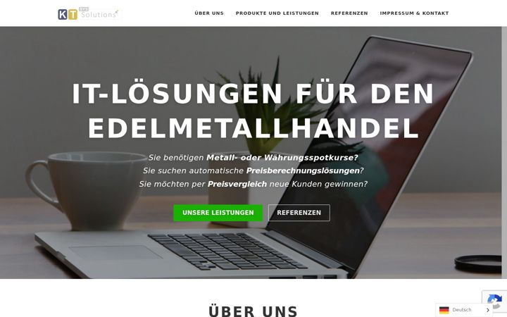 Screenshot of kt-solutions.de