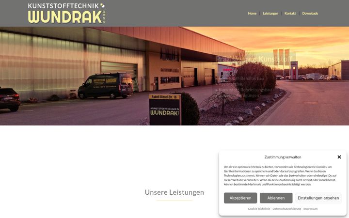 Screenshot of kt-wundrak.de