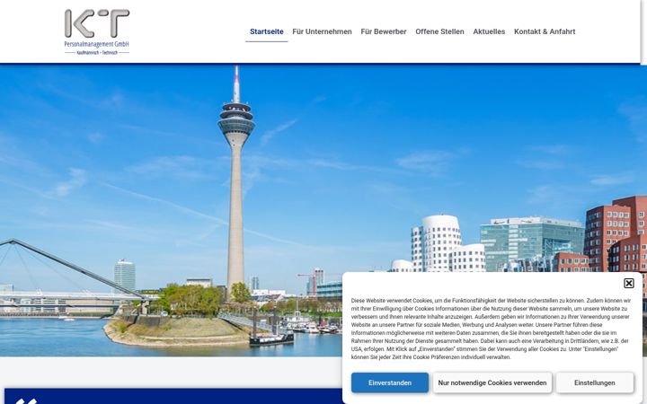 Screenshot of kt-zeitarbeit.de