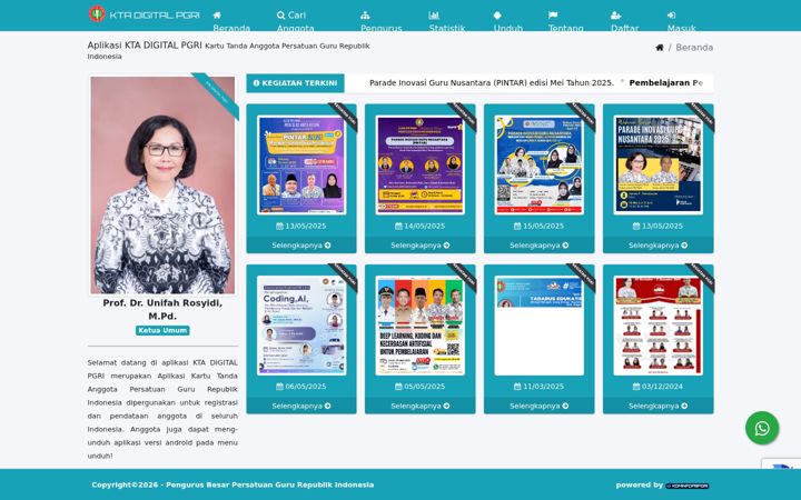 Ekrano kopija ktadigitalpgri.org