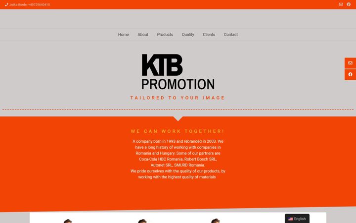 Screenshot of ktbpromotion.ro