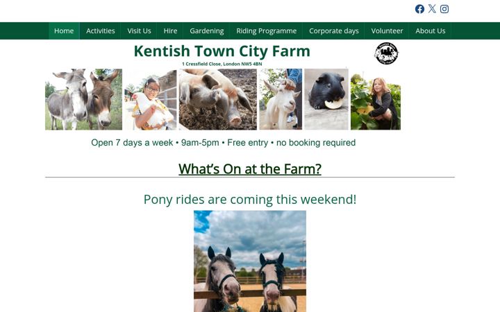Screenshot of ktcityfarm.org.uk