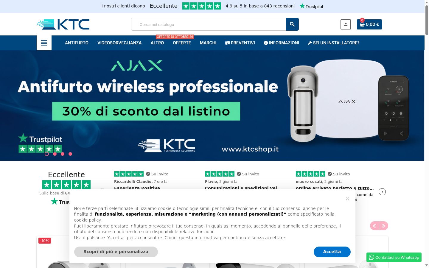 Zrzut ekranu banera zgody wyświetlanego przed jakąkolwiek interakcją
