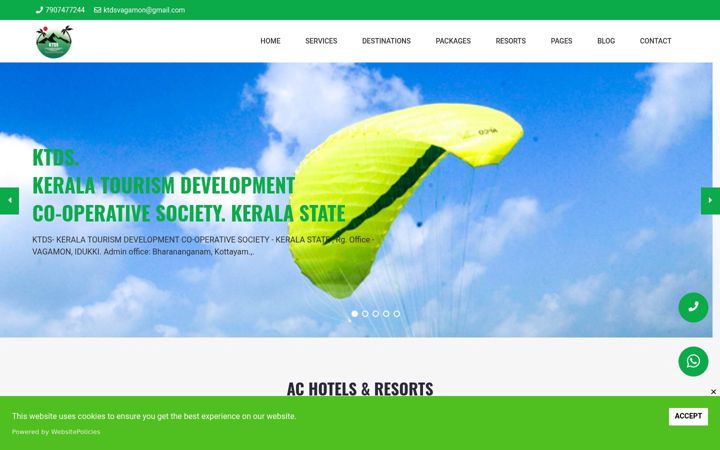 Screenshot of ktds.org.in