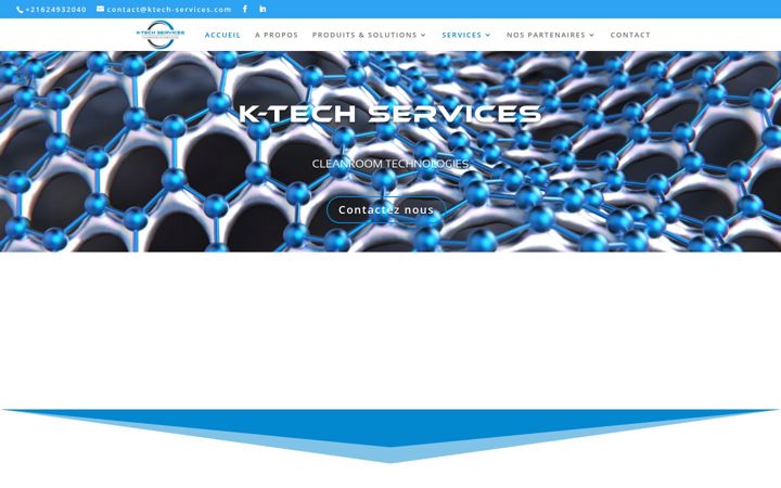 Captură de ecran a ktech-services.com