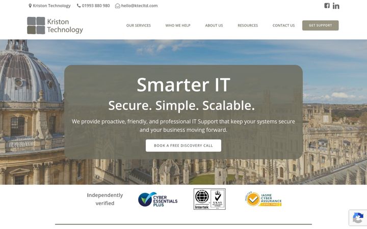 Captură de ecran a ktecltd.com