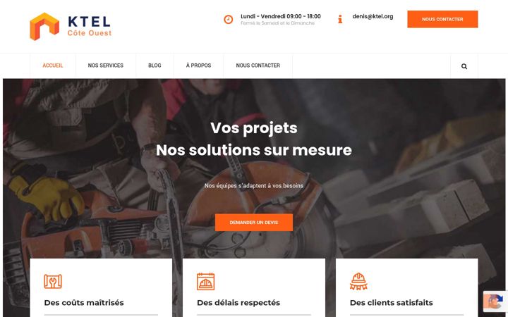 Screenshot of ktel.org