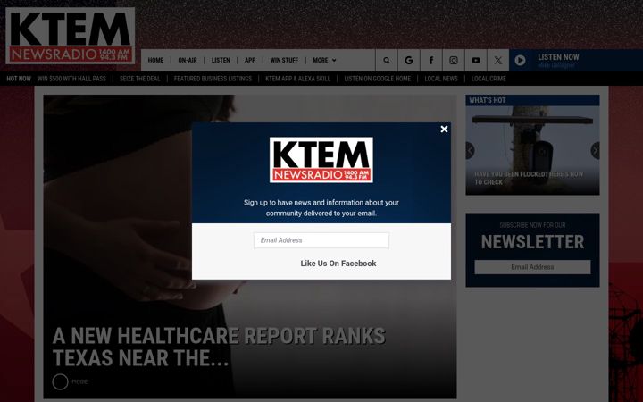 Screenshot of ktemnews.com