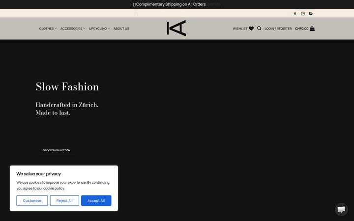 Captură de ecran a kterinearce.com