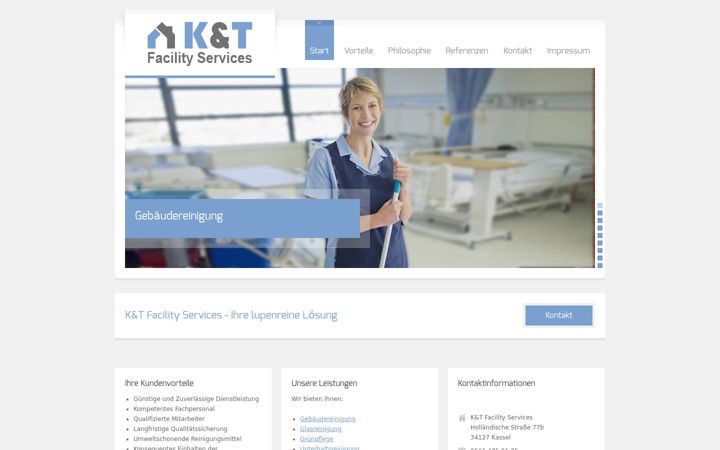 Screenshot of ktfacilityservices.de