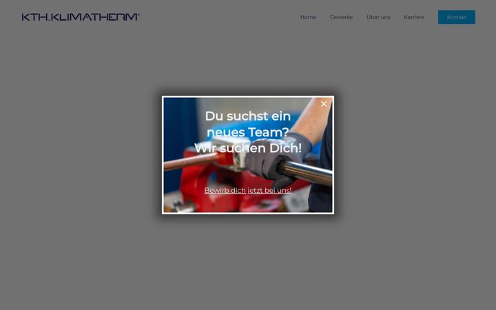 Screenshot of kth-klimatherm.de