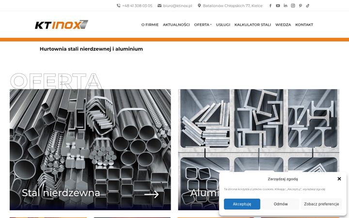 Screenshot of ktinox.pl