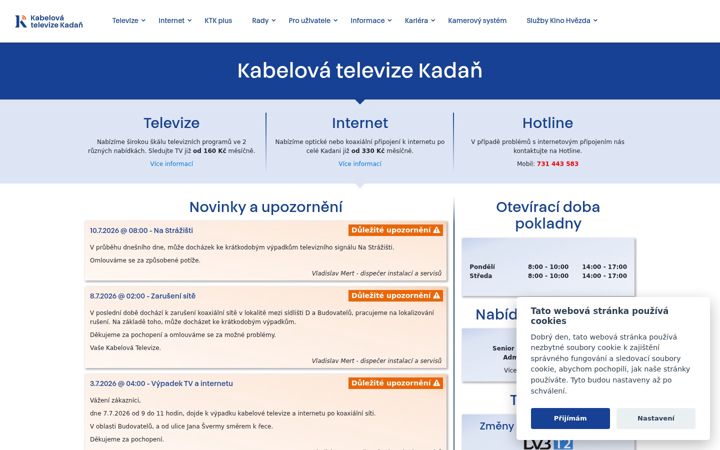 Screenshot of ktkadan.cz