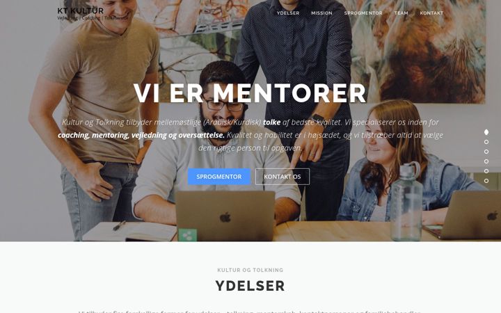 Screenshot of ktkultur.dk