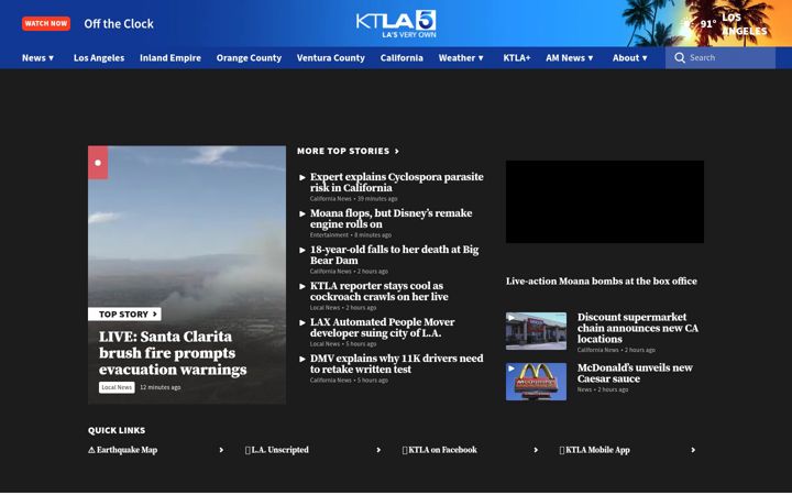 Screenshot di ktla.com