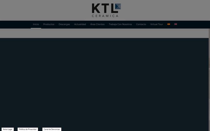 Snímek obrazovky ktlceramica.com
