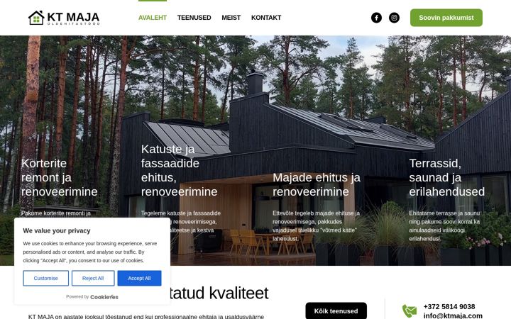 Screenshot of ktmaja.com