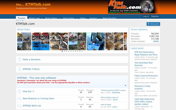 Screenshot of ktmtalk.com