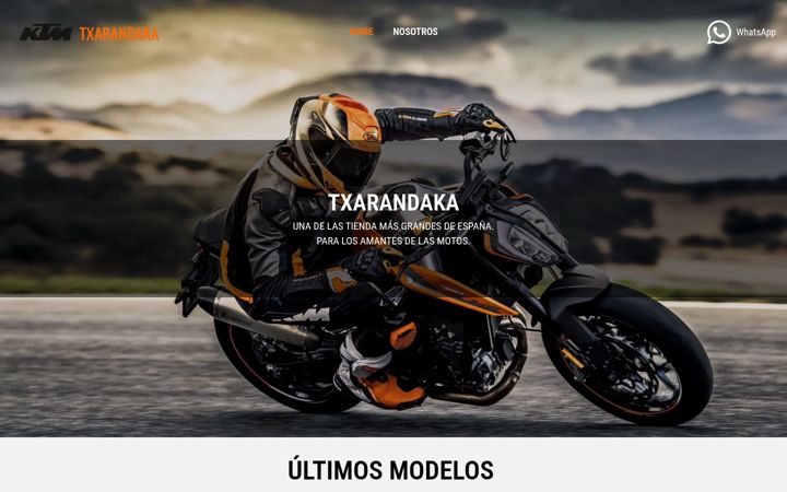 Snímek obrazovky ktmtxarandaka.com