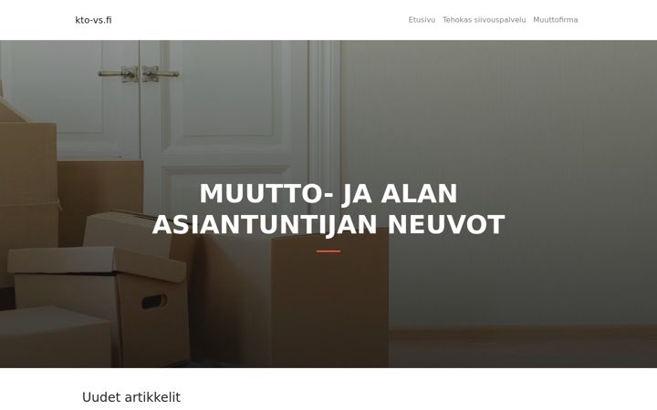 Screenshot of kto-vs.fi