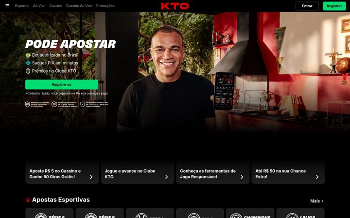 Screenshot of kto.com