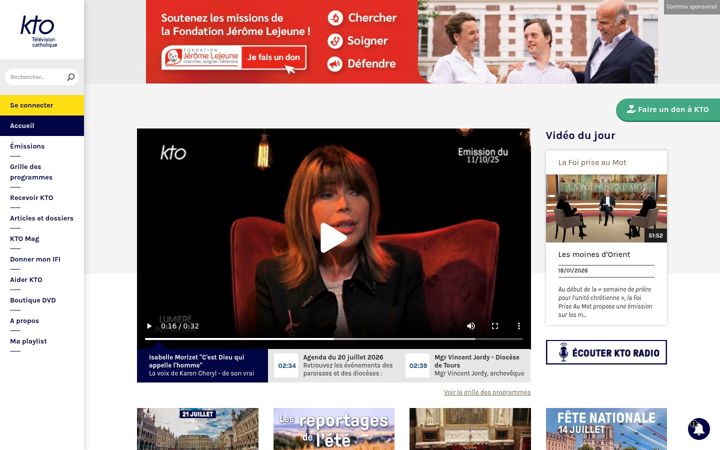 Screenshot of ktotv.com