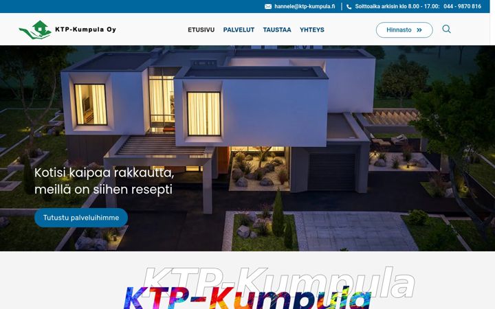 Screenshot of ktp-kumpula.fi