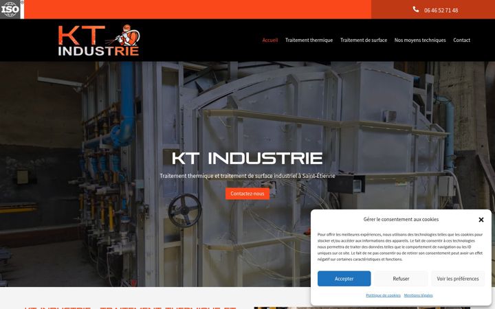 Screenshot of ktpeinture42.fr