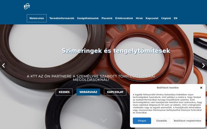 Screenshot of ktt.hu