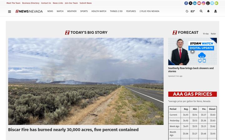 Screenshot of ktvn.com