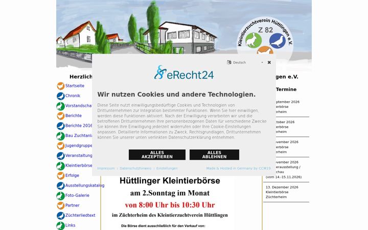 Screenshot of ktzv-huettlingen.de