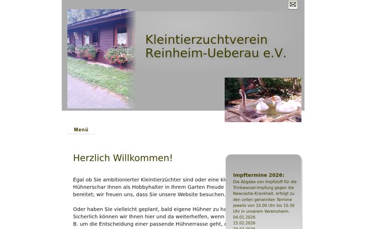 Screenshot of ktzv-reinheim-ueberau.de
