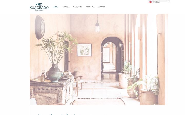 Screenshot of kuadradorealestate.com