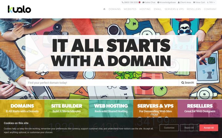 Screenshot of kualo.com