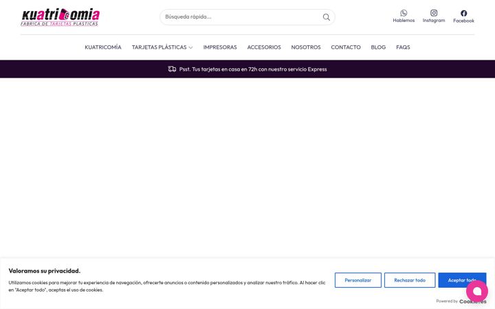 Screenshot of kuatricomia.es