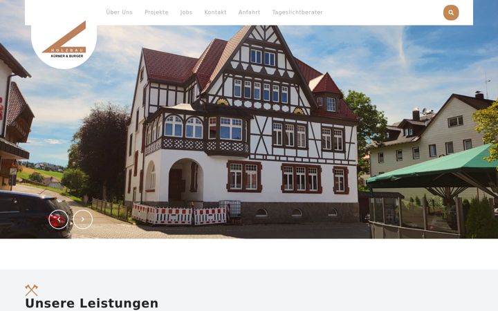 Screenshot of kub-holzbau.de