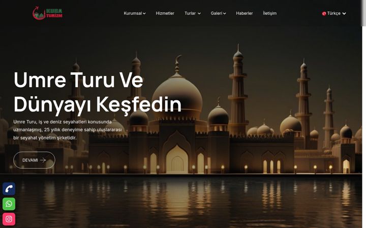 Screenshot of kubaturizm.com