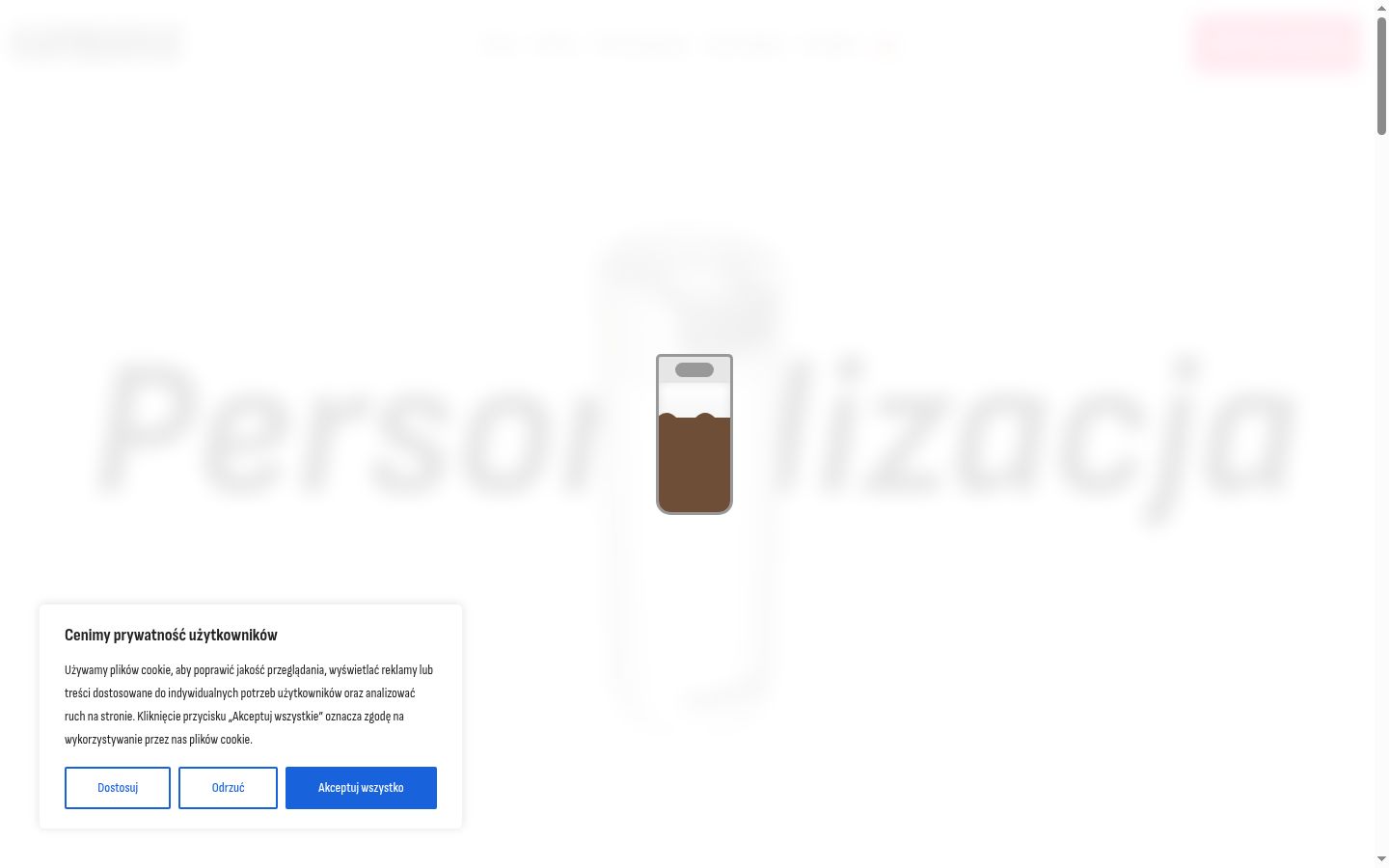 Screenshot des Einwilligungsbanners vor jeglicher Interaktion