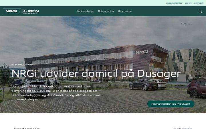 Screenshot of kubenman.dk