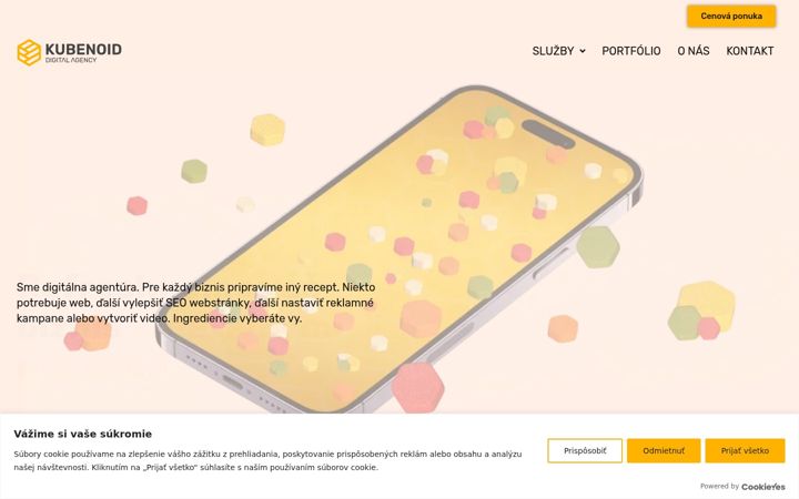 Screenshot of kubenoid.com