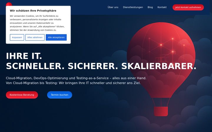 Screenshot of kubertino.de