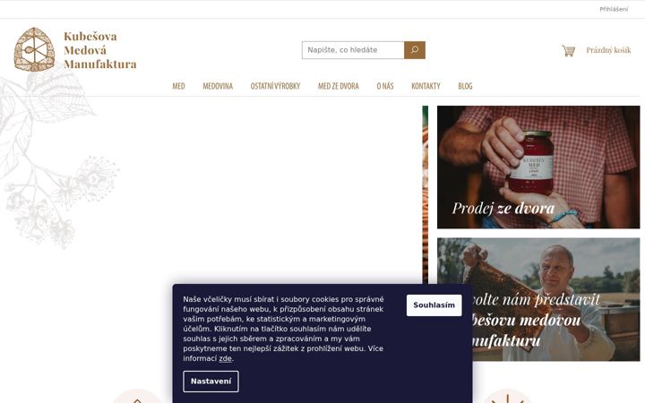 Screenshot of kubesuvmed.cz
