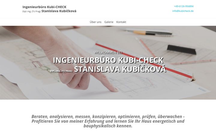 Screenshot of kubicheck.de