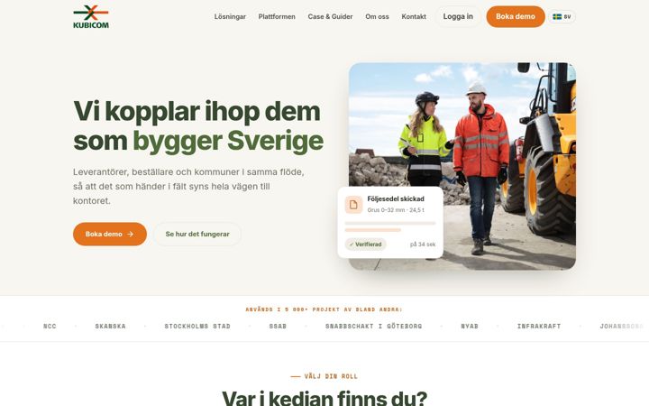 Screenshot of kubicom.com