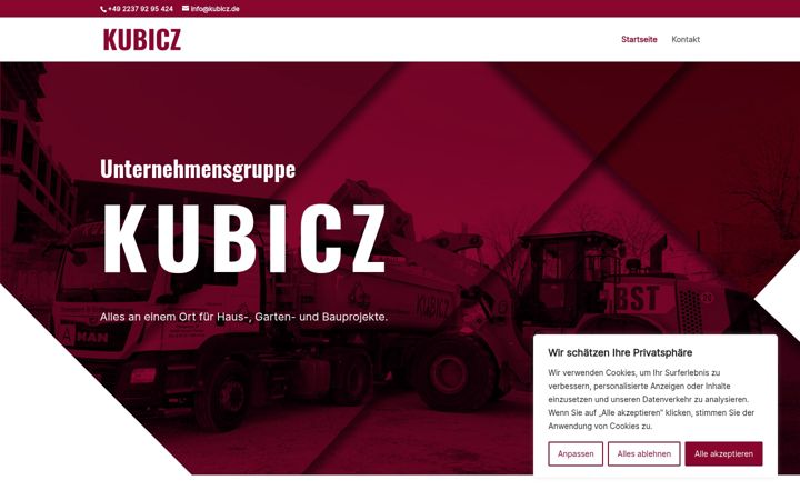 Screenshot of kubicz.de