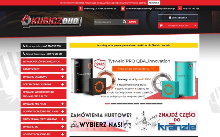 Screenshot of kubiczduo.pl