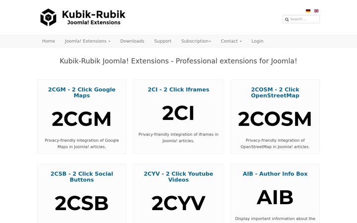 Screenshot of kubik-rubik.de